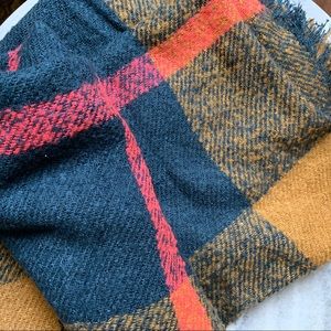 Plaid blanket scarf - NEW!